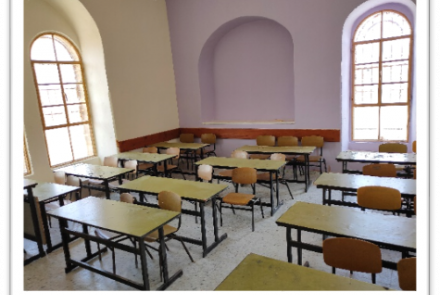 Scuola di Al Nahada: ristrutturazione di un’aula scolastica 