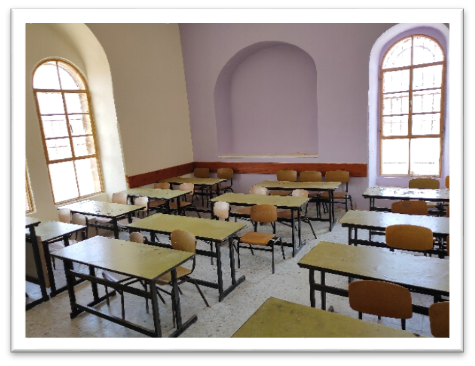 Scuola di Al Nahada: ristrutturazione di un’aula scolastica 